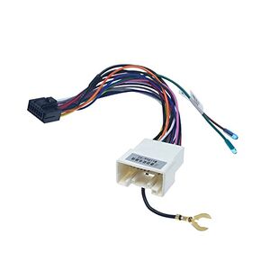 16pin Car Radio Stereo Power Retrofit Wiring Harness Cable Compatible for Mitsubishi Lancer EX ASX 2008~2015 Galant Low Trim Level