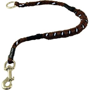 EzyDog Mongrel Bungee Dog Leash Rope Extension - 24 Inch Shock-Aborbing Leash - Works with The Mongrel Leash (Sold Separately) - Use Two for a Tangle-Free Double Dog Leash (Black)