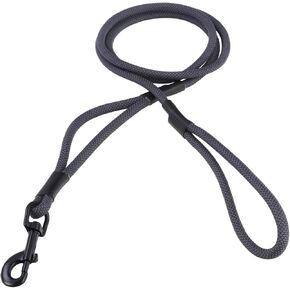 Atwood Rope MFG Precision-Crafted Control Dog Leash: 3/8 Inch x 6 Feet (Reflective Black & Neon Green Ripples)