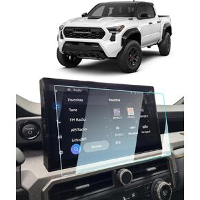 BIXUAN Tempered Glass Screen Protector for 2024 Toyota Tacoma Limited/TRD Pro/Trailhunter 14 Inch Accessories Navigation 14 Inch Touch Screen Protection Against Scratches and Fingerprints