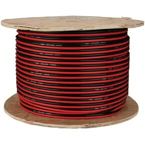 Install Bay Speaker Wire Red and Black 18 Gauge 500 Foot Each -SWRB18500