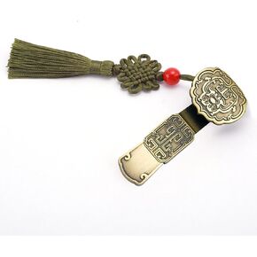 Auspicious Metal USB Flash Drive with Chinese Style Bronze Retro Copper Coin Shaped USB 3.0 Drive Music Storage (Bronze Coins 128GB)