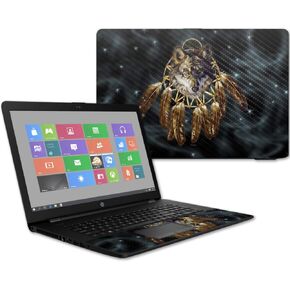 MightySkins Carbon Fiber Skin for HP 17T Laptop 17.3" (2017) - Anytime | Protective, Durable Textured Carbon Fiber Finish | Easy to Apply, Remove, and Change Styles | Made in The USA