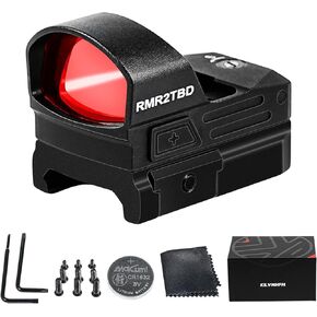 Red Dot Sight - 2 MOA Motion-Activated Compact Optics with Picatinny Rail, IPX8 Waterproof, 1800G Shockproof Reflex Sight for All Conditions