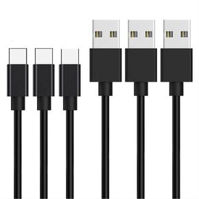 Raymate 3 Pcs 3Ft USB to USB C Cable 3A Fast Charger for Phone Computer