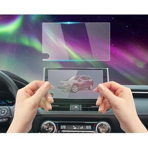 Tempered Glass Screen Protector Foil Compatible with 2024 2023 Toyota RAV4 LE/XLE/XLE Premium 8 Inch Infotainment Navigation Touchscreen Cover Accessories Protective Film 9H Anti-Fingerprint