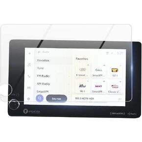 Screen Protector Compatible with Tundra(2022-2024) Sequoia(2023 2024) Tacoma 2024,Sequoia/Tundra/Tacoma 8 Inch Touch Screen,Anti Glare Scratch,Shock-Resistant,Premium Tempered Glass