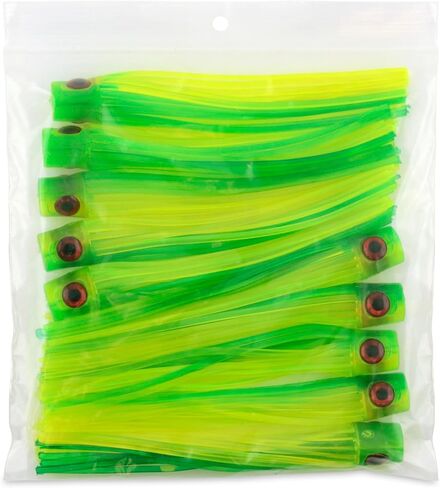C&H Lures Lil Stubby Chugger Lure - Blue/White 5.5 Inch Flesh-Like Body, Single or Bulk 10 Pack, One Piece Saltwater Fishing Lures, Versatile for Saltwater Fishing, Premium Fishing Lures Saltwater in Kuwait