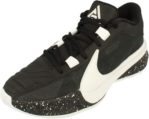 Nike Giannis Freak 5 Men's Basketball Shoes (DX4985-101, White/White/Black) Size 10.5 in Saudi Arabia