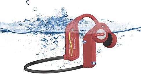 bone conduction headphones bone conducting headphones wireless bluetooth titanium open ear bone conduction headphones wireless with IPX8 waterproof 16GB memory offline use headphones for gym in Saudi Arabia