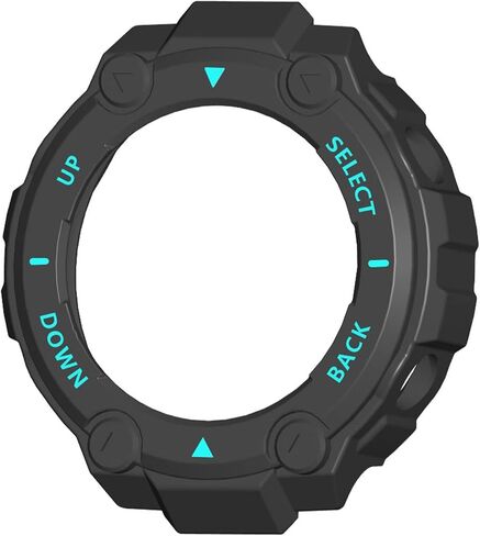 Fit for Amazfit T-Rex Pro Case Cover, Shockproof Bumper Soft Durable TPU Protective Cover Bumper Frame Protector Case Accessories for Amazfit T-Rex Pro/T-Rex (A1918) Smartwatch (White) in Kuwait