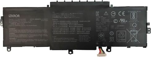 استبدال بطارية C31N1811 50Wh 4335mAh لجهاز ASUS Deluxe14 Deluxe 13 ZenBook 14 UX433 UX433F UX433FA UX433FA-A6018T U433FN UX433FN BX433FN RX433FN Series كمبيوتر محمول 0B200-03080000 11.55V in Saudi Arabia
