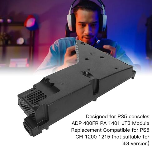 Septpenta ADP-400FR PA 1401-JT3 الطاقة الداخلية لإمدادات الطاقة PS5، لاستبدال مصدر المضيف PS5 CFI 1200 1215، 12 فولت، 31A محول طاقة وحدة التحكم، (بدون قابس) in Kuwait