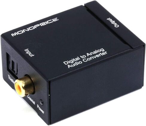 Monoprice Digital Coax & Optical Toslink to R/L Stereo Audio Converter in Saudi Arabia