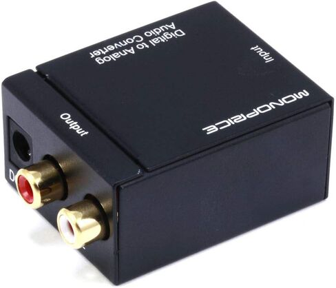 Monoprice Digital Coax & Optical Toslink to R/L Stereo Audio Converter in Saudi Arabia