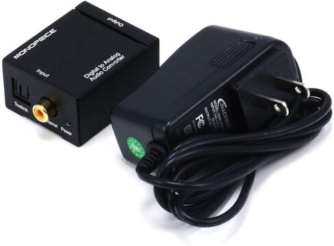 Monoprice Digital Coax & Optical Toslink to R/L Stereo Audio Converter in Saudi Arabia