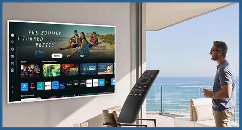 جهاز تحكم عن بعد بديل عالمي لأجهزة تلفزيون Samsung Smart-TV LCD LED UHD QLED، مع Netflix وPrime Video وأزرار Rakuten (ناعمة) in Saudi Arabia