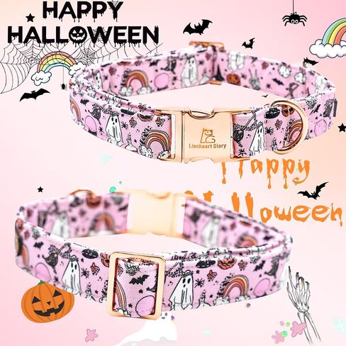 Lionheart glory Dog Collar Fall Dog Collars with Bow Plaid Dog Collar Bow Female Male Pet Collar Dogs Collar Bows Duty Adjustable Dog Bow Collars for Small Dogs in Kuwait