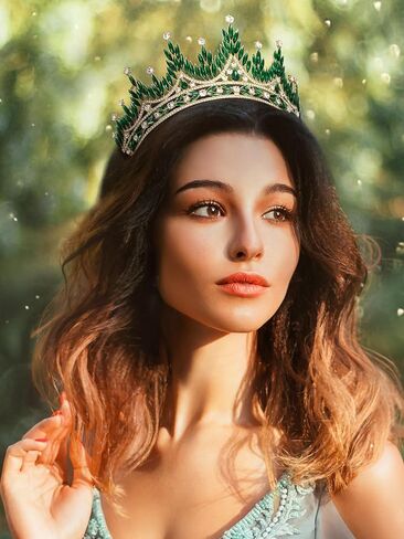 SWEETV التيجان والتيجان للنساء، تاج الزفاف للعروس، تاج الملكة من حجر الراين، إكسسوارات الشعر الكريستالية لحفلات أعياد الميلاد وحفلات Quinceanera in Kuwait