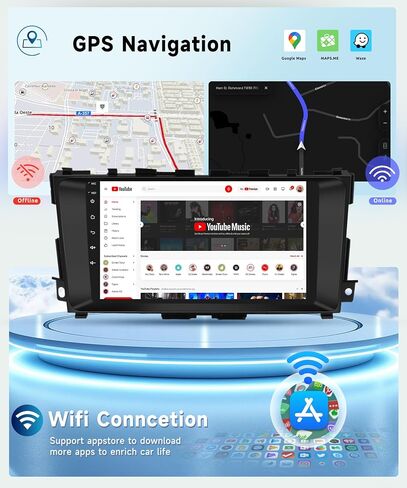 8 CORE 6G+128G راديو السيارة ستيريو لنيسان ألتيما 2013-2018 مع CarPlay اللاسلكي/Android Auto، 9 بوصة 1280 * 720P IPS شاشة تعمل باللمس Android 13 GPS WiFi Bluetooth 32-Band DSP Camera in Saudi Arabia