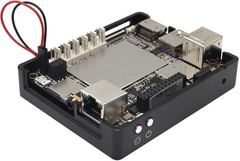 حافظة Geekworm من سبائك الألومنيوم باستخدام الحاسب الآلي لـ LattePanda V1.0 / Geekworm مرفقة مع مجموعة مروحة تبريد فائقة كتم الصوت للوحة الأم Latte Panda in Kuwait