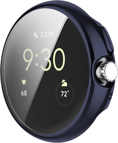 FitTurn Screen Protector Case for Google Pixel Watch 3 41mm/2/Pixel Watch TPU Slim Case Cover [Plating Metal Color Frame] [3D Full Coverage] Shell Protective for Pixel Watch 3 41mm(5pack-1) in Saudi Arabia