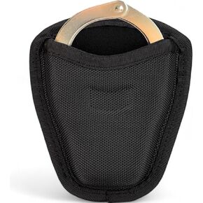 Heavy Duty Handcuff Holder for Law Enforcement — Perfect Durable Nylon Handcuff Case for Duty Belt or Hand Cuff Holders for Duty Belt — Compatible with Hinged Handcuffs and Chain Handcuffs