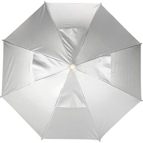 Umbrella Hat, 26 inch Fishing Umbrella Hat Hands Foldable UV Umbrella Adjustable Headwear for Fishing Golf Camping Beach Gardening Sunshade Outdoor