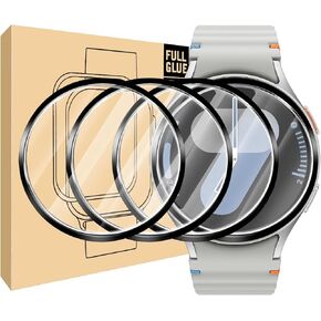 4 Pack Screen Protector for Samsung Galaxy Watch 7 40mm,2.5D Round Edge,High Definition Anti-Scratch Bubble Free