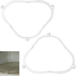 2 Pack Upgraded W11252182 8206227 Microwave Turntable Support Ring, Compatible with Amana Kenmore Whirlpool Microwave, for Whirlpool Microwave Turntable Ring, Replaces AP6799974 W10435114 PS12584163
