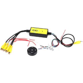 Video Switcher 4 Input 1 Intelligent Car Video Switcher Converter Output Switch Video System Auto Parts