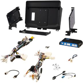 STINGER Toyota Tundra (2014-2021) Installation Dash Kit for HEIGH10 Multimedia Radio - Retains Factory Features, Apple CarPlay, Android Auto, Plug & Play Installation, Flush-Mount Plastics SR-TUN14H