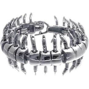 إمرأة بانك سنتيبيدي الفولاذ المقاوم للصدأ سوار للنساء أساور سحر أساور الرجال هدية مجوهرات بوليسيرا in Kuwait