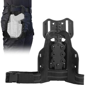 Drop Flex Adapter with Drop Leg Holster Platform, Adjustable Leg Shroud and Thigh Holster 6004, Quick Locking for Gun Holsters and Magazine Pouches