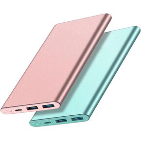 Portable Charger 12000mAh Power Bank Quick Charge Battery Pack USB C High-Speed 3A Input & Output Powerbank Compatible with iPhone 15 14 13 12 11 Pro Max iPad Samsung Android and More - Pink