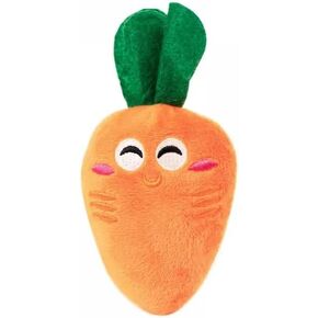 1Pc Orange Soft Dog Toys Cute Carrot Plush Chew Squeaker Sound Pet Puppy Supplies Durable Plush Dog and Cat Toys with Multi-Squeaks ，Dog Squeak Toys, Dogs
