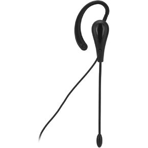 Single Ear Headset with Microphone, Wired One Ear Earphone, Noise Cancelling Lightweight Headset for Call Center Office (Type-C)