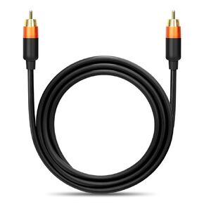 UCINNOVATE RCA Audio Cable, 4Ft / 1.2m Subwoofer Cable Digital Coaxial Audio Cable with Gold Plated RCA to RCA Connectors, Dual Shielded RCA Cables for Amplifier, Subwoofer, Home Theater