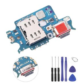 Dock Connector for Samsung Galaxy S22 5G S901U Charging Port Flex Cable Replacement for Samsung S22 5G SM-S901U S901 USB Type C Charger Dock Board Flex Cable Connector with Repair Tools