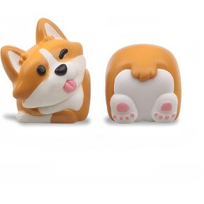 Cute Artisan Keycaps,Custom Cartoon Keycap Kawaii Dog Resin ESC Key Cap for Cherry MX Switches Mechanical Gaming Keyboard Personalized Novelty 3D Anime Keycaps for PC Gamer (Yellow-Dog)