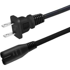 Replacement 5FT New Power Input: 110V - 120V 50-60Hz AC in Power Cord Outlet Plug Cable Lead Compatible with Aiwa Exos-9 Exos9 Portable Boombox Bluetooth Speaker