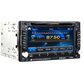 2 Din 7'' Car DVD CD Player Universal Bluetooth Car Radio in Dash 6.5 Inch Touch Screen Car Stereo Audio DVD/USB/SD Player Bluetooth Hands Free