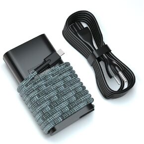 65W USB C Charger for HP EliteBook 830 835 840 845 860 865 640 650 655 1040 G8 G9 G10 G11 Probook 440 445 450 455 460 465 G8 G9 G10 G11 Envy x360 15 Laptop Fast Charging Power Adapter Supply Cord