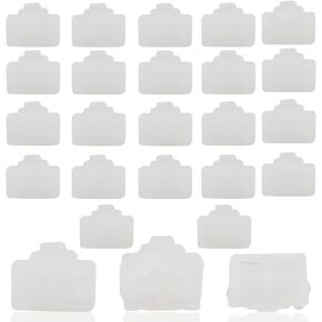 50Pcs Ethernet Dust Cover, RJ45 Anti-Dust Silicone Plugs Protector Stopper Cap - Securely Block and Shield Female Ports for Switches, Routers, and Media Converters(Clear) in Kuwait