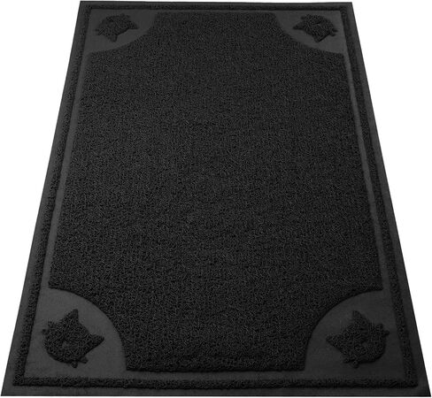 Mr. Pen- Large 23.5"X 35.2", Gray, Cat Litter Mat Litter Trapping Mat, Litter Mat for Litter Box, Cat Rug, Large Litter Mat in Saudi Arabia