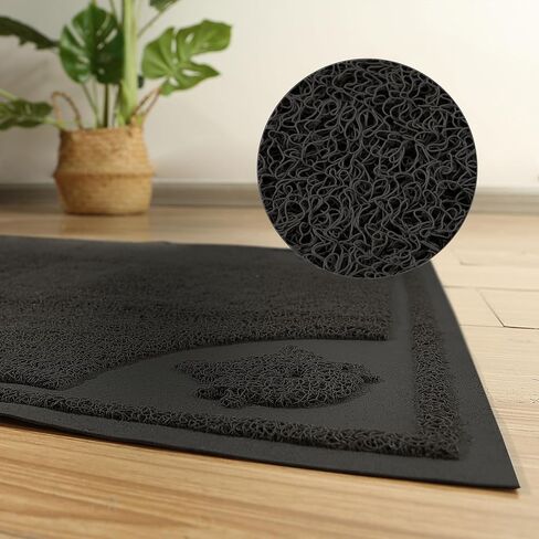 Mr. Pen- Large 23.5"X 35.2", Gray, Cat Litter Mat Litter Trapping Mat, Litter Mat for Litter Box, Cat Rug, Large Litter Mat in Saudi Arabia