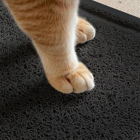 Mr. Pen- Large 23.5"X 35.2", Gray, Cat Litter Mat Litter Trapping Mat, Litter Mat for Litter Box, Cat Rug, Large Litter Mat in Saudi Arabia