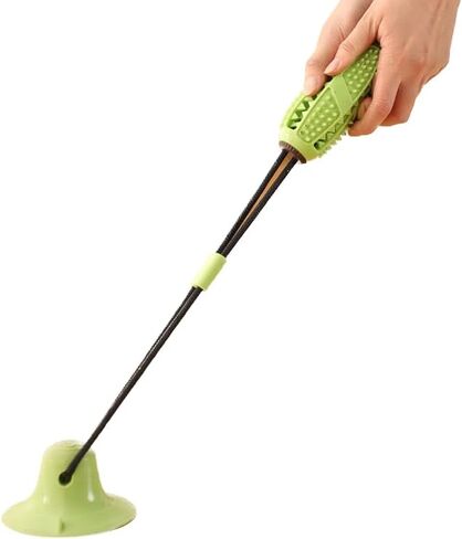 Dog Chew Toy with Suction Cup for Aggressive Chewers,Puppy Training Treats Food Dispensing Toothbrush Pet Teeth Cleaning Rope Toys for Dogs in Saudi Arabia