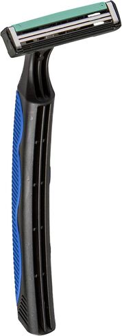 BIC Sensitive 2 Men's Disposable Razor, Two Blade Men's Razor, For a Soothing and Comfortable Shave, Blue Razors, 20 Count in Saudi Arabia