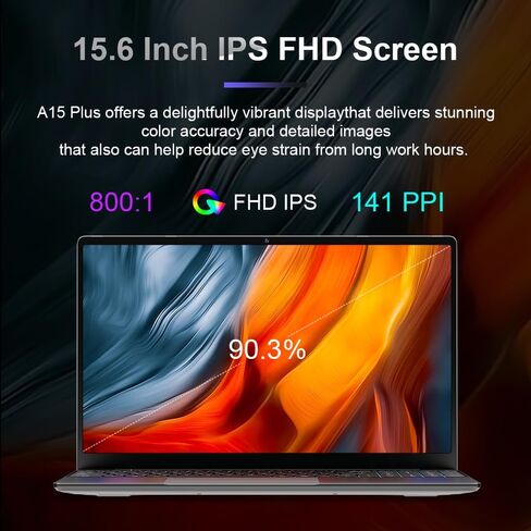 كمبيوتر محمول للألعاب A15 Plus بشاشة 15.6 بوصة FHD IPS AMD Ryzen 7 5700U (8C/16T، 4.3 جيجا هرتز، Beat i7 11390H) 32 جيجا DDR4 1 تيرابايت PCIE SSD Windows 11 بصمة الإصبع تفتح لوحة مفاتيح بإضاءة خلفية 57 وات في الساعة كمبيوتر محمول in Kuwait
